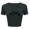 Ladies' Poly-Cotton Crop T-Shirt Thumbnail