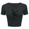 Ladies' Poly-Cotton Crop T-Shirt Thumbnail