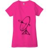 Ladies' Jersey Short-Sleeve Deep V-Neck T-Shirt Thumbnail